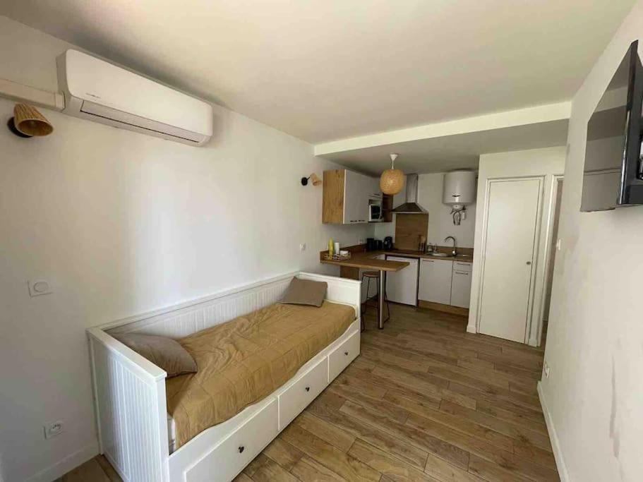 아르젤레쉬르메르 Charmant Studio Climatise A 50 M De La Plage 아파트 외부 사진