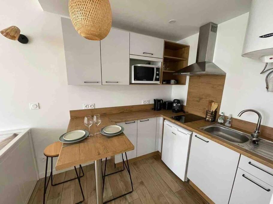 아르젤레쉬르메르 Charmant Studio Climatise A 50 M De La Plage 아파트 외부 사진